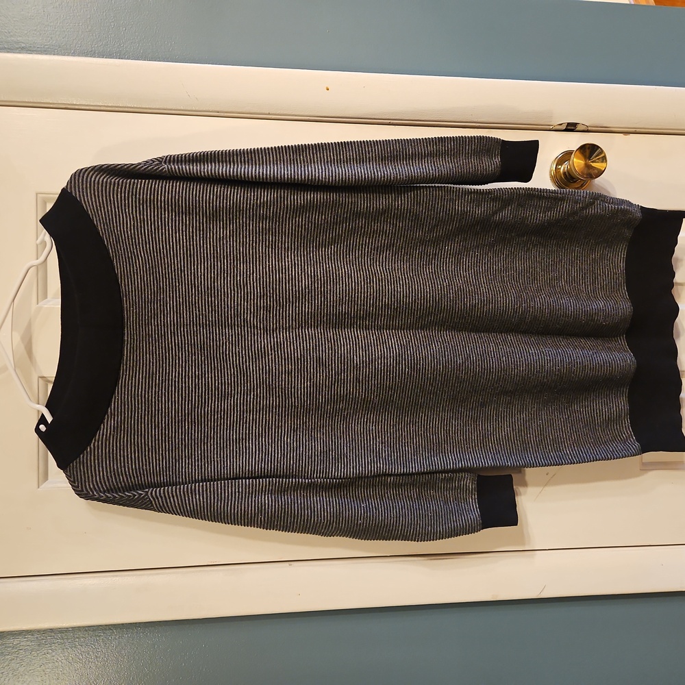 Express Charcoal, Silver, and Black Knit Dress